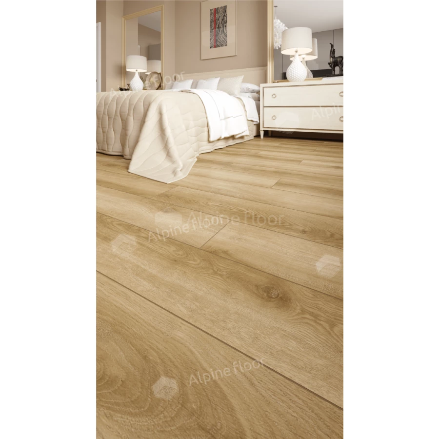Ламинат Alpine Floor Aura Дуб Генуя LF100-05 33 класс 8 мм 2.4116 кв.м 121.8х19.8 см