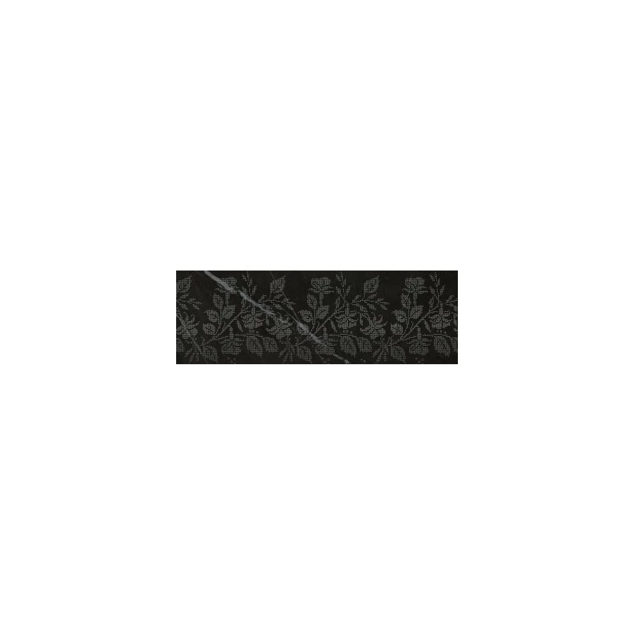 Декор Gracia Ceramica Geneva black черный 01 25*75 см
