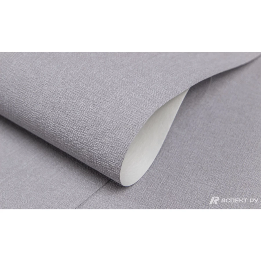 Обои флизелиновые Аспект Deluxe Акцент Текстиль New серые 70604-56 1,06х10,05 м