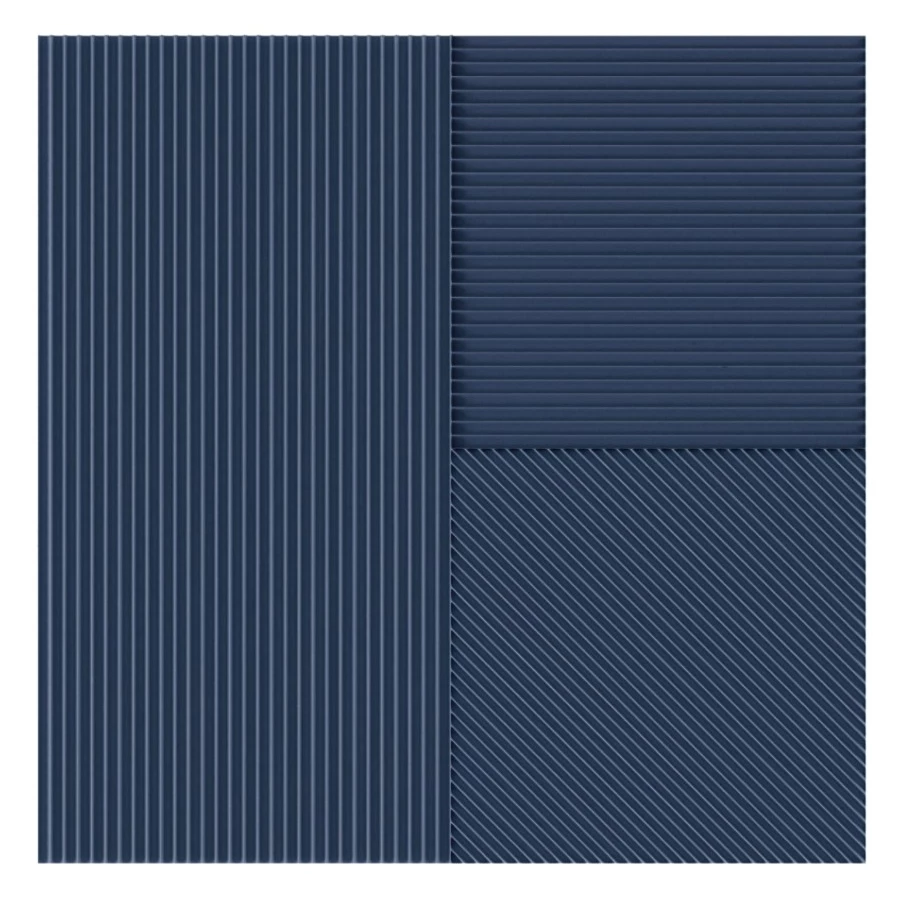 Плитка настенная Harmony Peronda Линс Навы / Lins Navy глянцевая синяя 31686 20х20 см