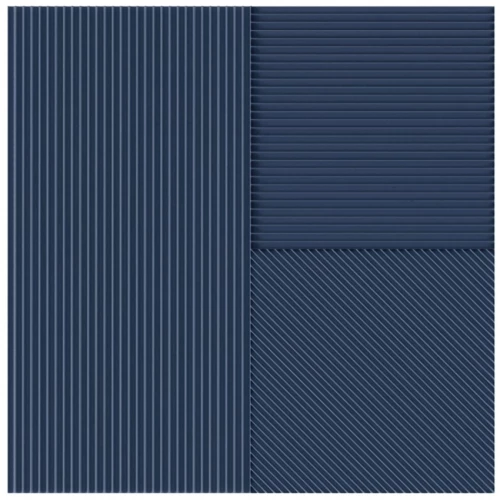 Плитка настенная Harmony Peronda Линс Навы / Lins Navy глянцевая синяя 31686 20х20 см