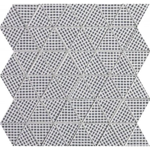 Мозаика Fap Ceramiche Pat Deco Blue Triangolo Mosaico fOEH 30,5x30,5