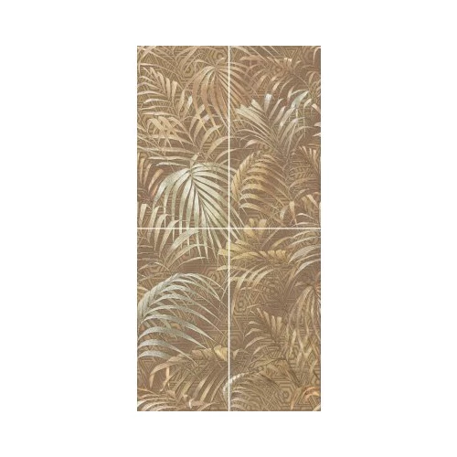 Панно Нефрит-Керамика Фёрнс коричневый 120*60 см