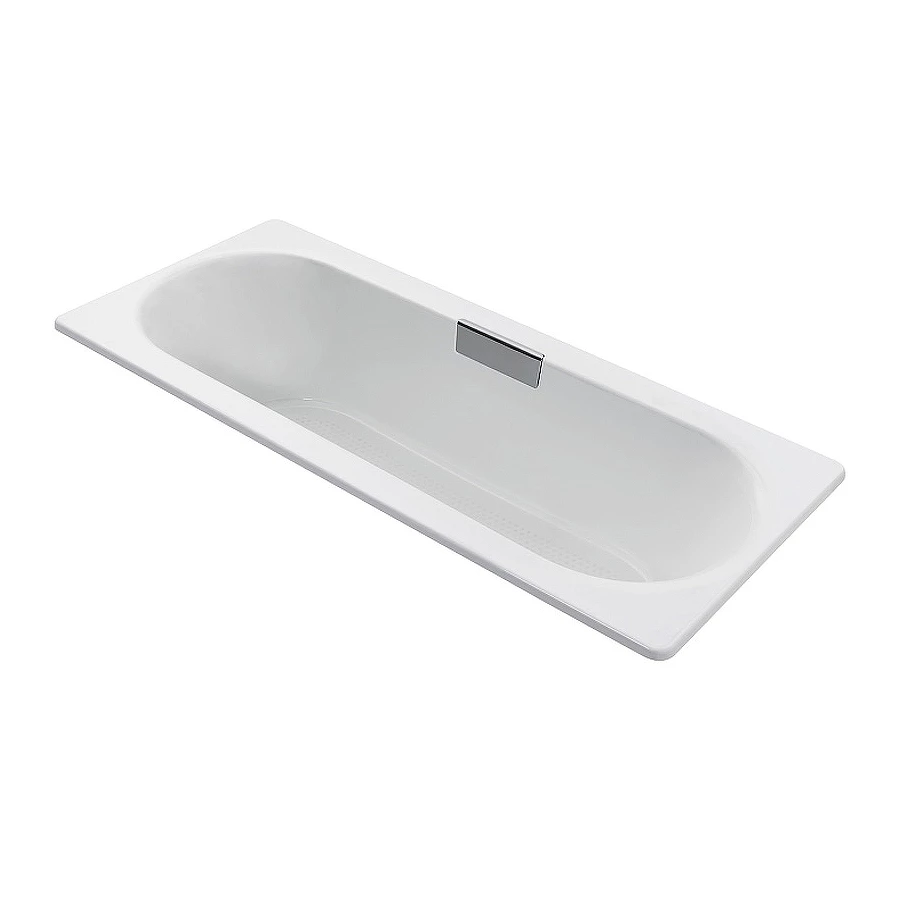 Ванна чугунная Jacob Delafon Volute с антискользящим покрытием без отверстий для ручек без ножек белая E6D901-0 170x80 см