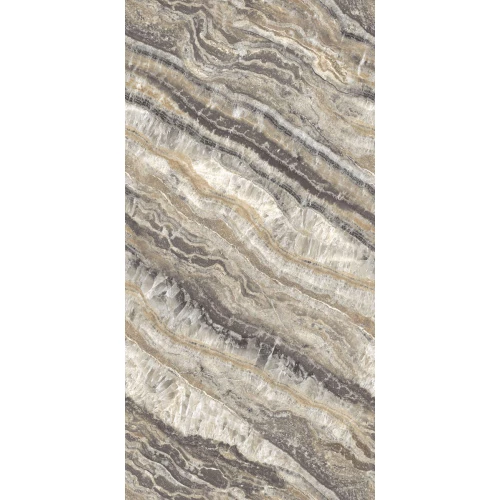 Керамогранит Gresant Hazy Nero Infinia High Glossy глянцевый коричневый 120х60 см