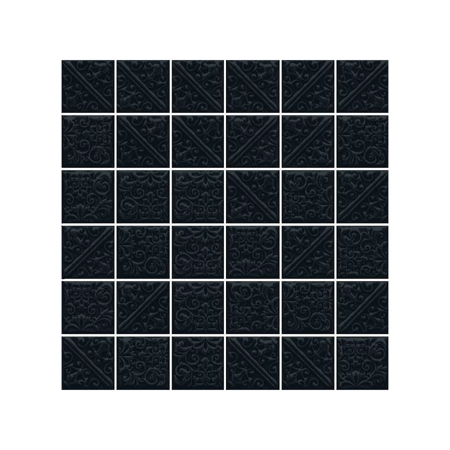 Плитка настенная Kerama Marazzi Ла-Виллет черный 30,1х30,1 см