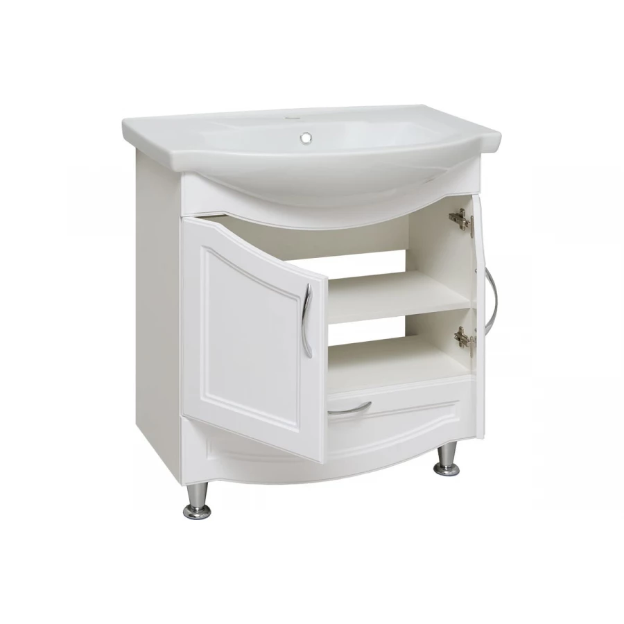 Тумба под раковину Runo Неаполь 75 под умывальник Элеганс 75 00-00001034