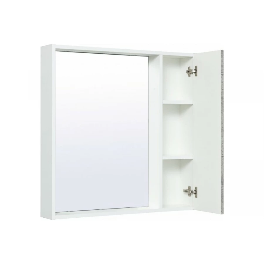 Зеркальный шкаф Runo Манхэттен 65 серый бетон 00-00001016 65x75 см