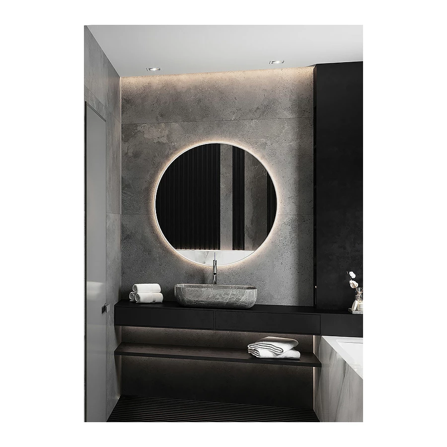 Зеркало Creto Bella d65см сенсорное с LED-подсветкой 20-D650B