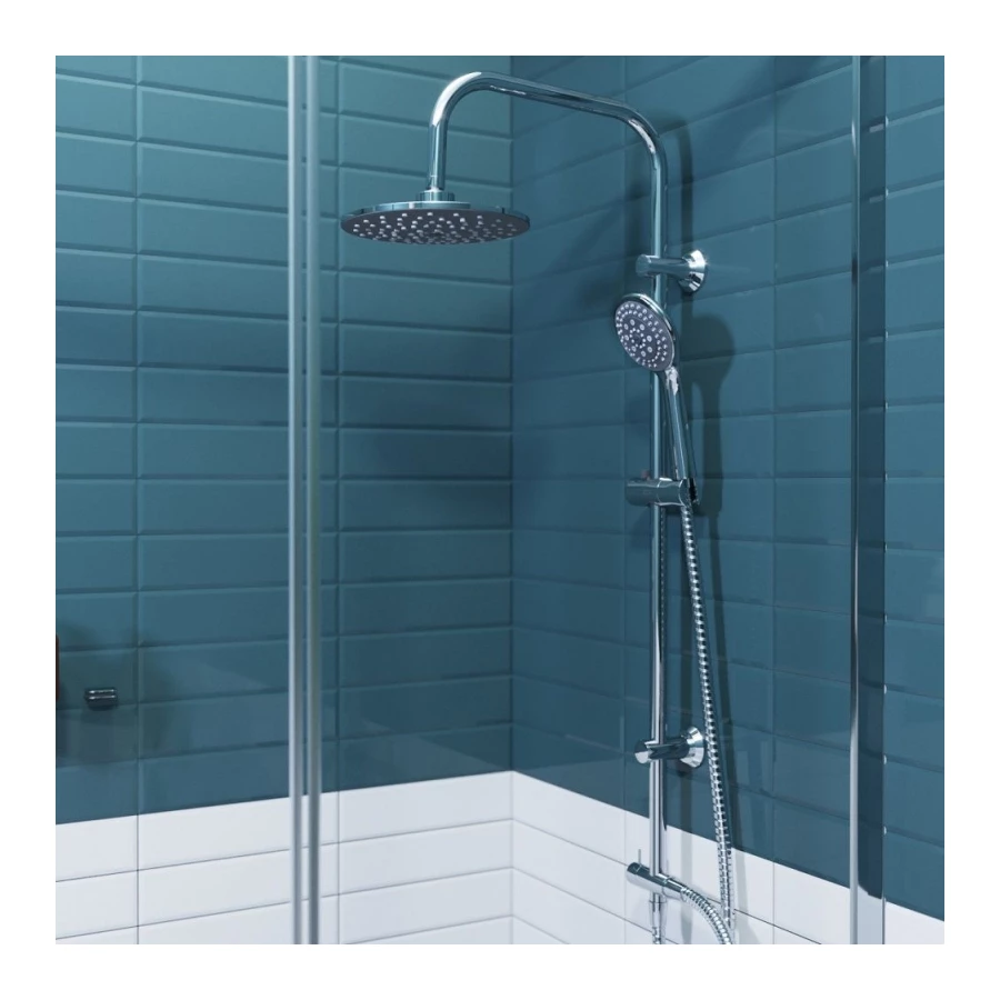 Душевая система с тропическим душем Dorff Norma D0711010