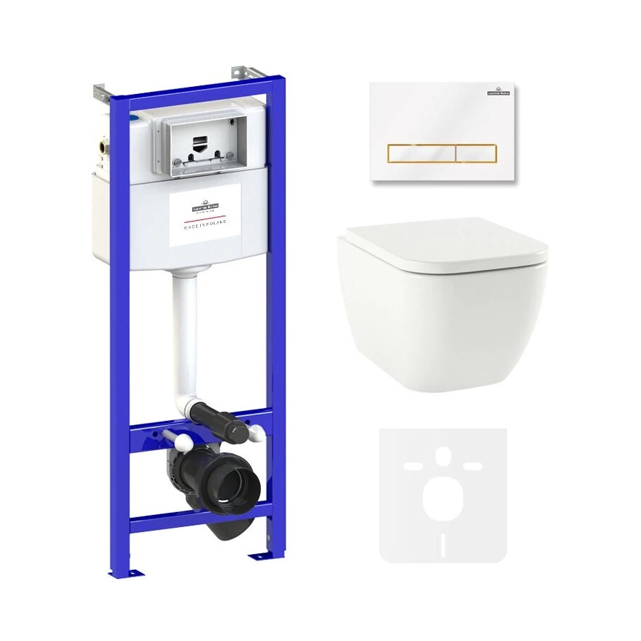 Унитаз Lavinia Boho Relfix One Compacto 75110079 (комплект 6 в 1)