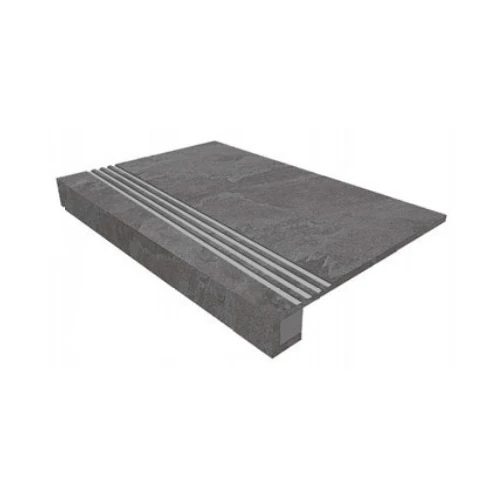 Комплект Estima Tramontana Ступень TN03 33x120 неполированный прямоугольный бортик без насечек Подступенок 14,5x120 67362