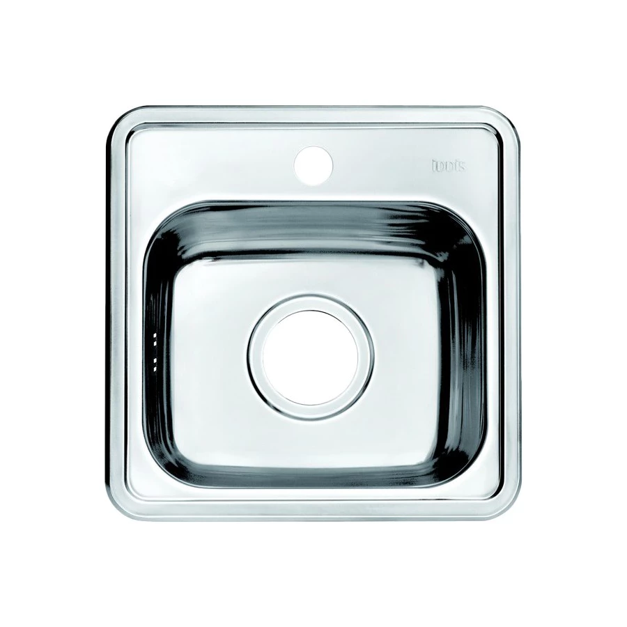 Мойка кухонная из нержавеющей стали Iddis Strit STR38S0i77 38х38 см
