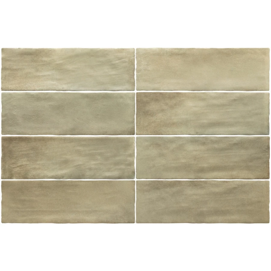 Плитка настенная Equipe Sabbia Weald Green матовая зеленая 31886 20х6,5 см