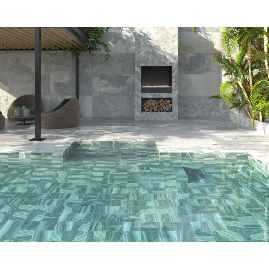 Керамогранит Dune Ceramica Ardesia Chiara матовый серый 188994 120х60 см