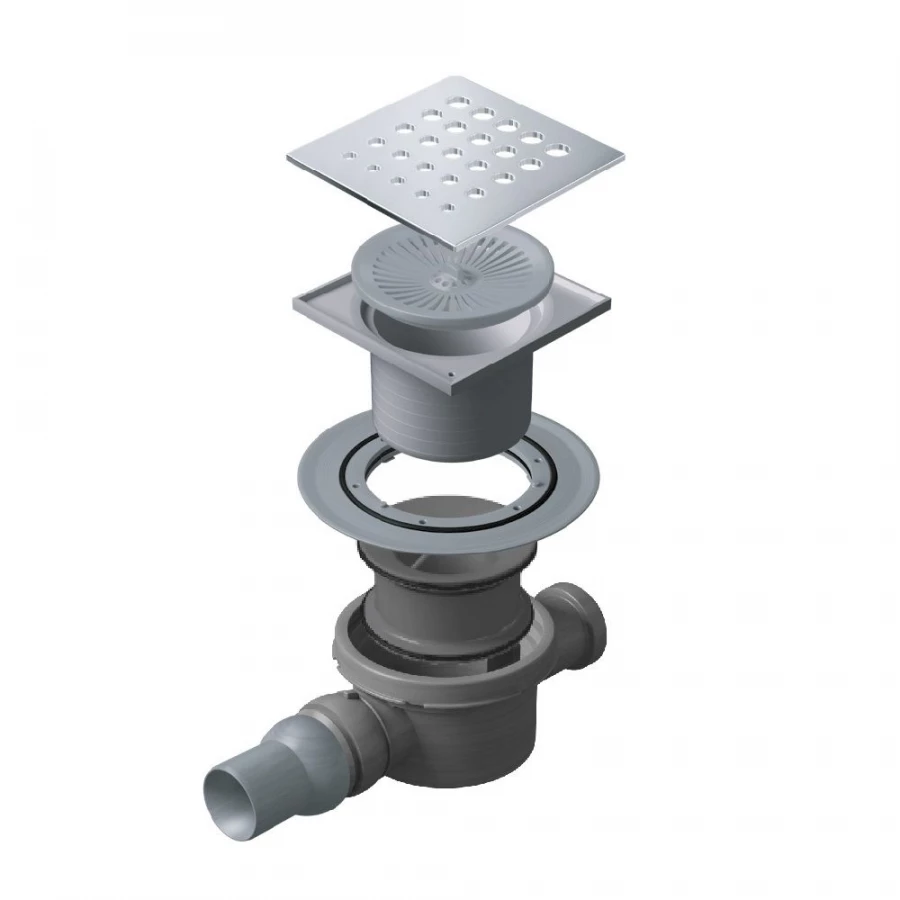 Точечный трап Pestan Confluo Standard Drops 13000010 15х15 см