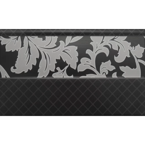 Бордюр Delacora Moncada Black Zocalo BW0MBZ99 15x25 см