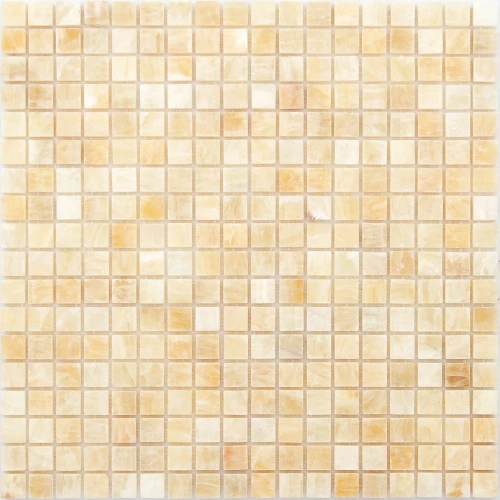 Мозаика из натурального камня LeeDo Ceramica Onice beige POL желтый 30,5x30,5 см