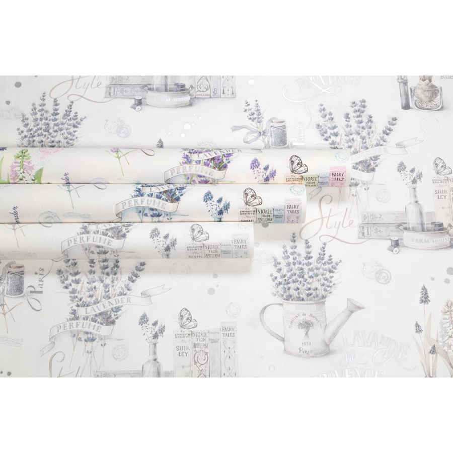 Обои флизелиновые Palitra Home Lavande синие HC71985-46 1,06х10,05 м