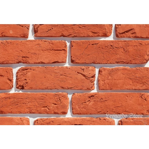 Плитка под кирпич Leonardo Stone Орлеан 411 25-28х7-8х1,7 см