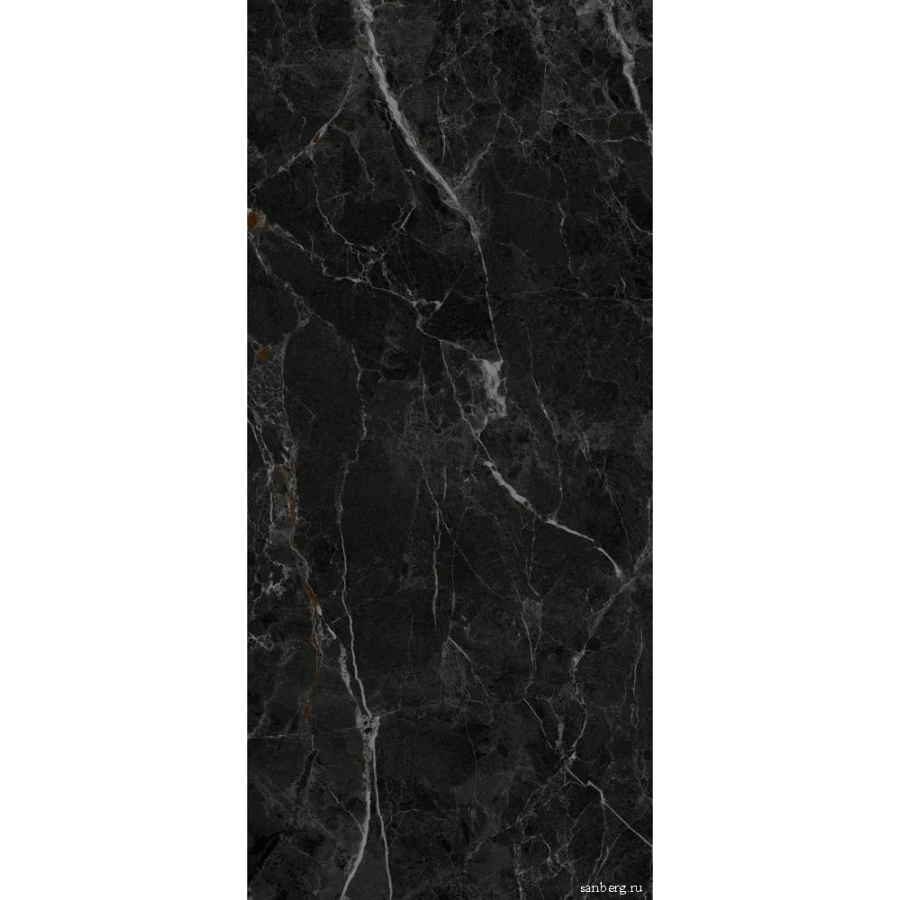 Керамогранит StaroSlabs Matt Black Storm матовый черный 40211199 200х90 см