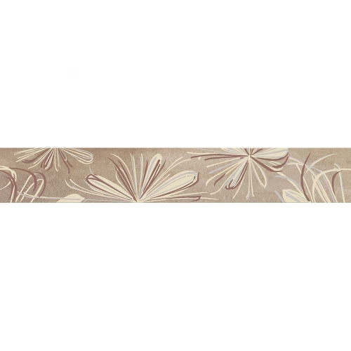 Бордюр Azori Sonnet beige flower 587891001 50,5*6,2 см