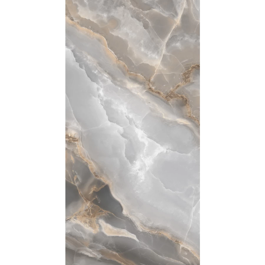 Керамогранит Arcadia Ceramica Onyx Royal Full Polished серый FP1038-A 120х60 см