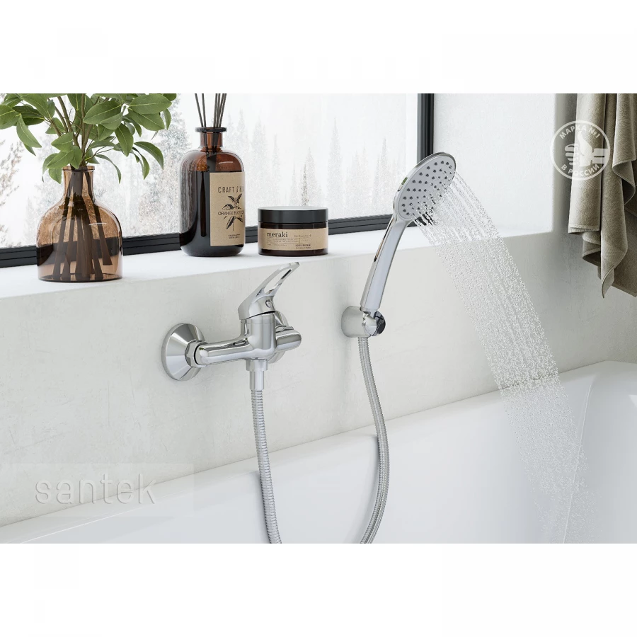 Смеситель для душа Santek Баус хром WH5A20010C001