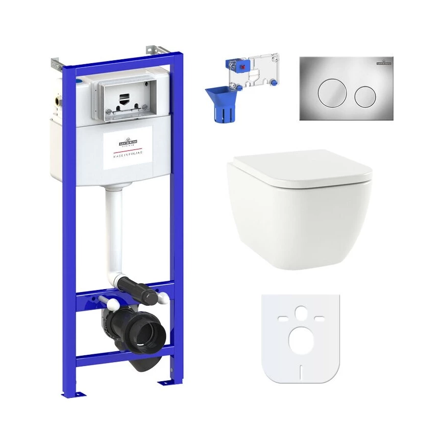 Унитаз Lavinia Boho Relfix One Compacto 87040066 (комплект 7 в 1)