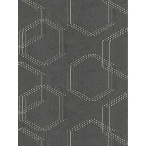 Обои флизелиновые Аспект Торонто черные 70648-44 1,06х10,05 м