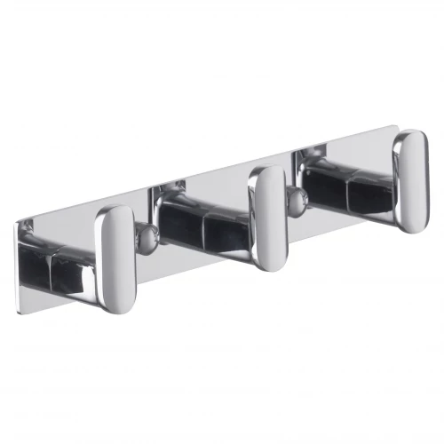 Планка Fashun для ванной комнаты 3 крючка хром A2615-3