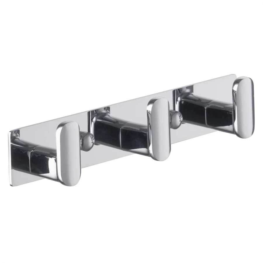 Планка Fashun для ванной комнаты 3 крючка хром A2615-3