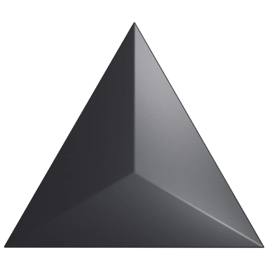 Плитка настенная ZYX Evoke Traingle Level Black Matt 218242 17х15 см