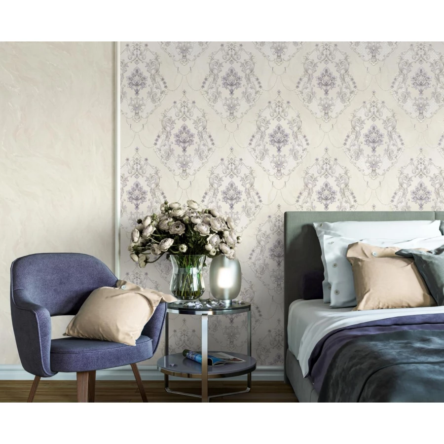 Обои флизелиновые Palitra Life Linara Палитра серые PL72331-44 1,06х10,05 м