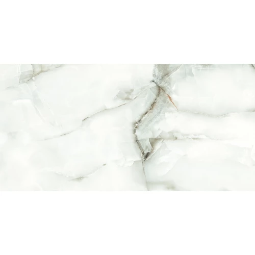 Керамогранит lamore Ceramic Gloss 60х120 Antique Onici глянцевый белый 60/120-006 120х60 см