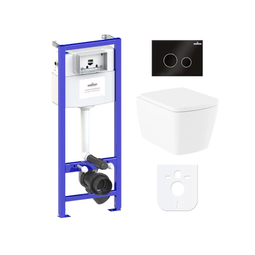 Унитаз Lavinia Boho Relfix Aveo Rimless 77040132 (комплект 6 в 1)