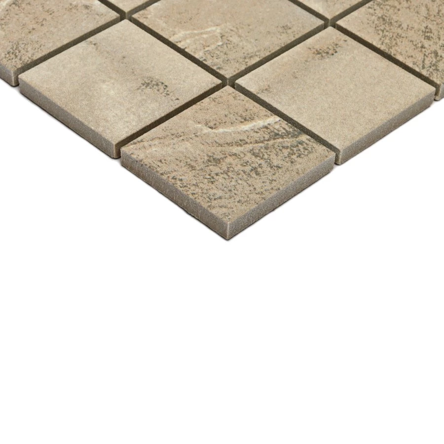 Мозаика Bonaparte Керамогранитная мозаика Status Grey 48х48 противоскользящая матовая серая 30,3х30,3 см