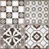 Плитка настенная ALMA Ceramica Бохо / Boho рельефная матовая коричневая 11 шт в уп TWU2550BOH17 250х24,9 см