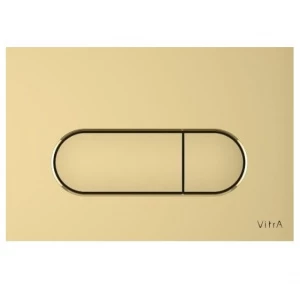 Панель смыва Vitra Root Round шлиф золото 740-2225