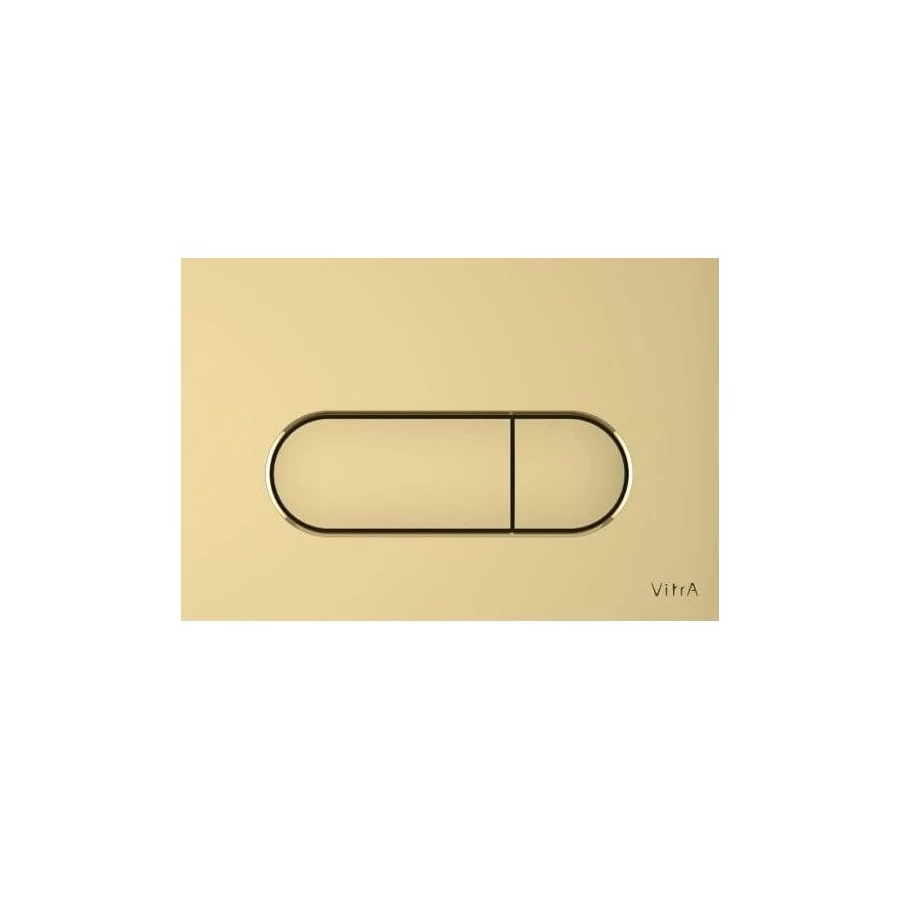 Панель смыва Vitra Root Round шлиф золото 740-2225