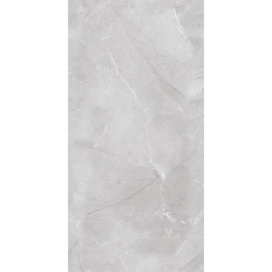 Керамогранит Seratonia Glossy Jordan Bianco серый 120х60 см