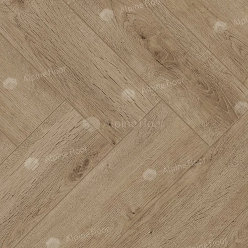 Ламинат Alpine Floor Herringbone Дуб Прованс LF102-7 33 класс 8 мм 2.2034 кв.м 60.6х10.1 см