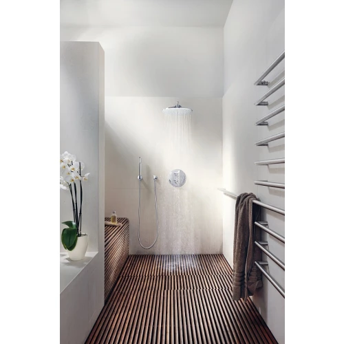 Верхний душ Grohe Rainshower Cosmopolitan Metal 1 режим диаметр 400 мм хром 28778000