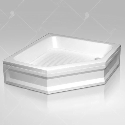 Душевой поддон трапеция RGW BT/CL-S-A 16180500-51-A белый 1000x1000 мм