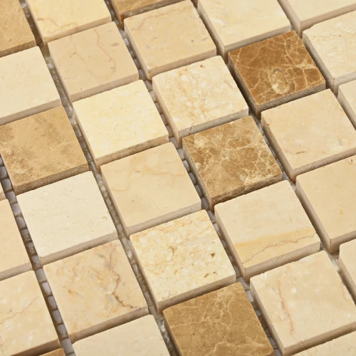Мозаика Bonaparte Каменная мозаика Malta 20х20 матовая бежевая 30,5х30,5 см