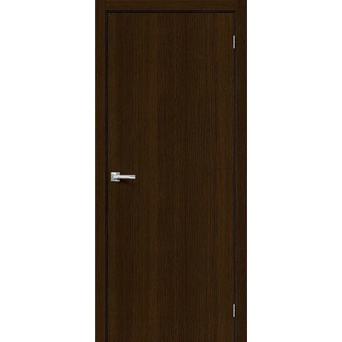 Межкомнатная дверь Mr. Wood Вуд Флэт-0.V 200x60 шпон Wood Flat полотно глухое цвет Golden Oak
