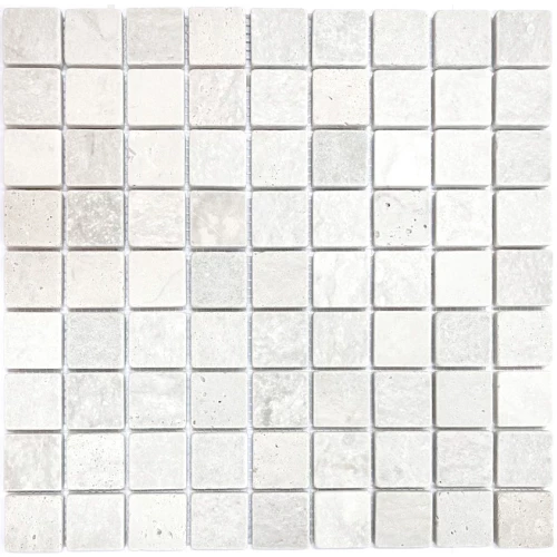 Мозаика Orro Mosaic Стоне Травертин 30х30 матовый серый 30,5х30,5 см