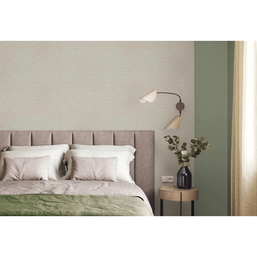 Обои флизелиновые Palitra Home Mini-liana зеленые HC72131-17 1,06х10,05 м
