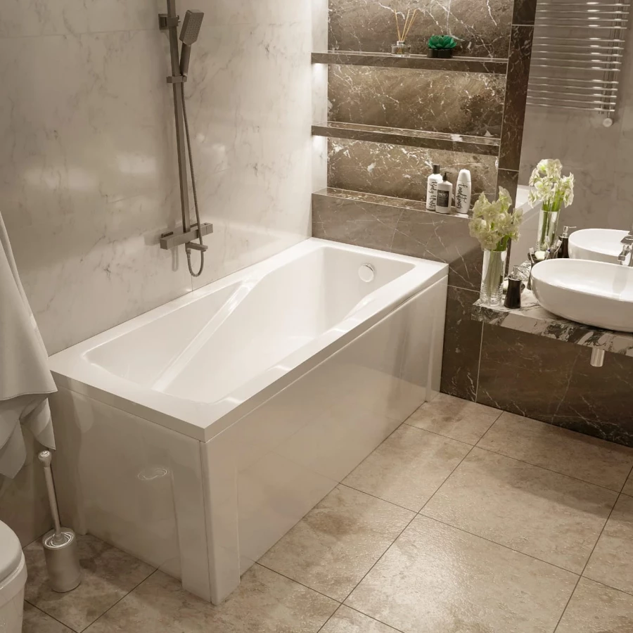 Акриловая ванна Timo Hella HELLA1880 180x80x63 см