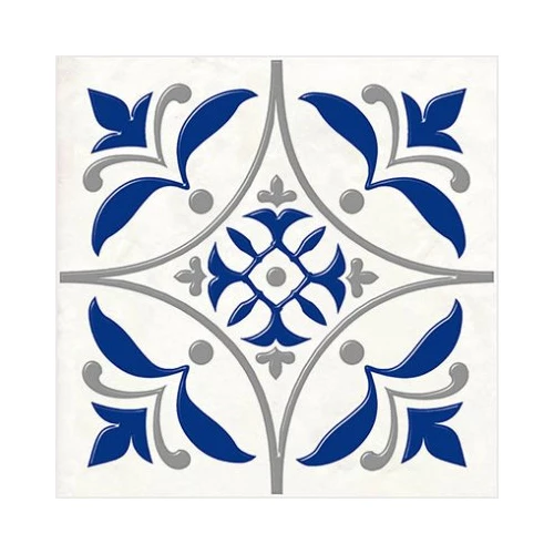 Декор Нефрит-Керамика Сиди-Бу-Саид серый 04-01-1-14-03-65-1000-3 20х20 см